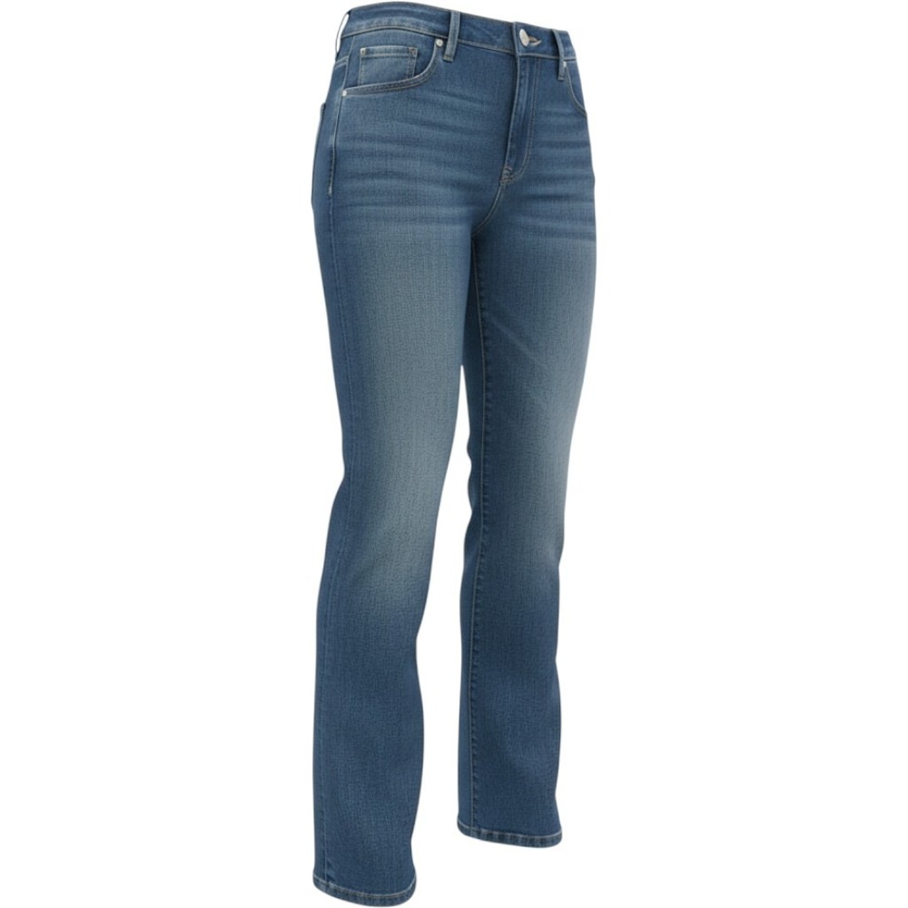 Geoffrey Beene Sport Womens Dark Wash Straight Leg Jeans Size 8 Short Classic